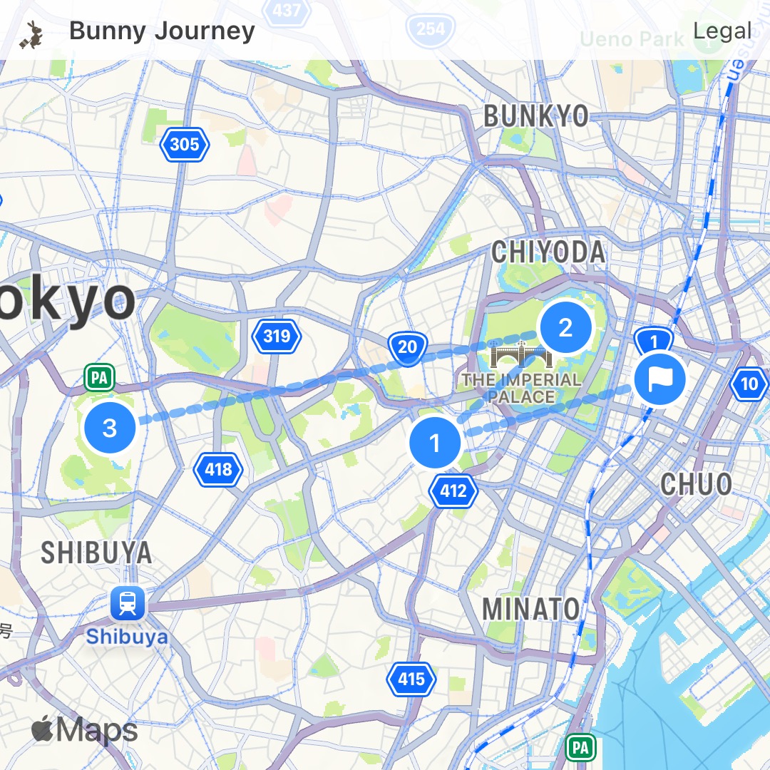 Route screenshot