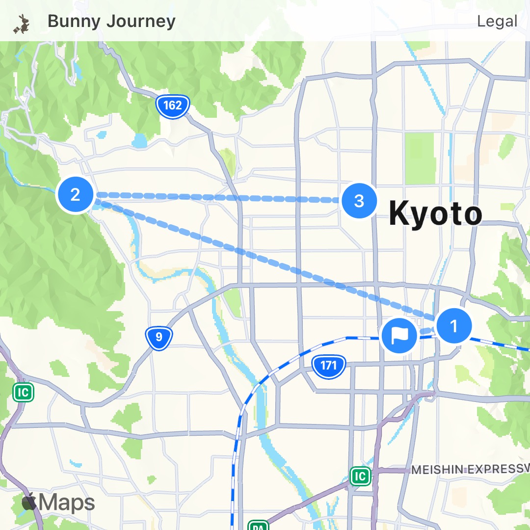 Route screenshot