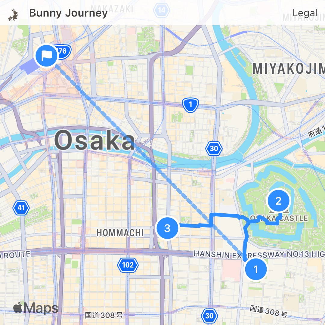 Route screenshot