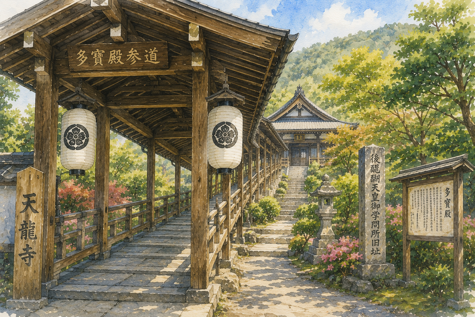 天龍寺 多宝殿